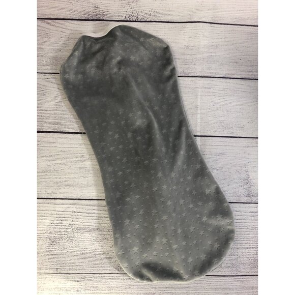 Swaddle Me Newborn Grey Star Velour - Picture 4 of 4